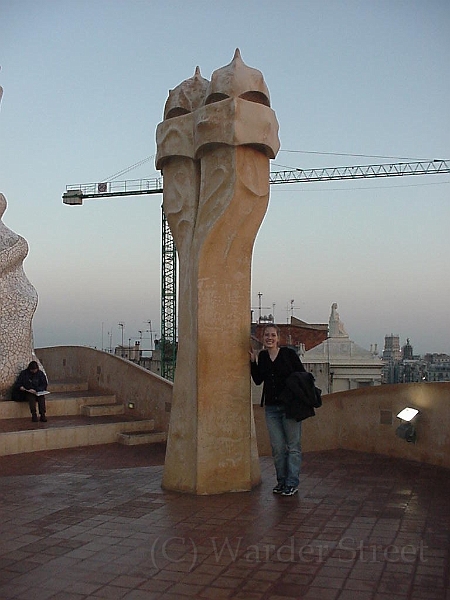 Erica On Roof Of La Pedrera 1.jpg